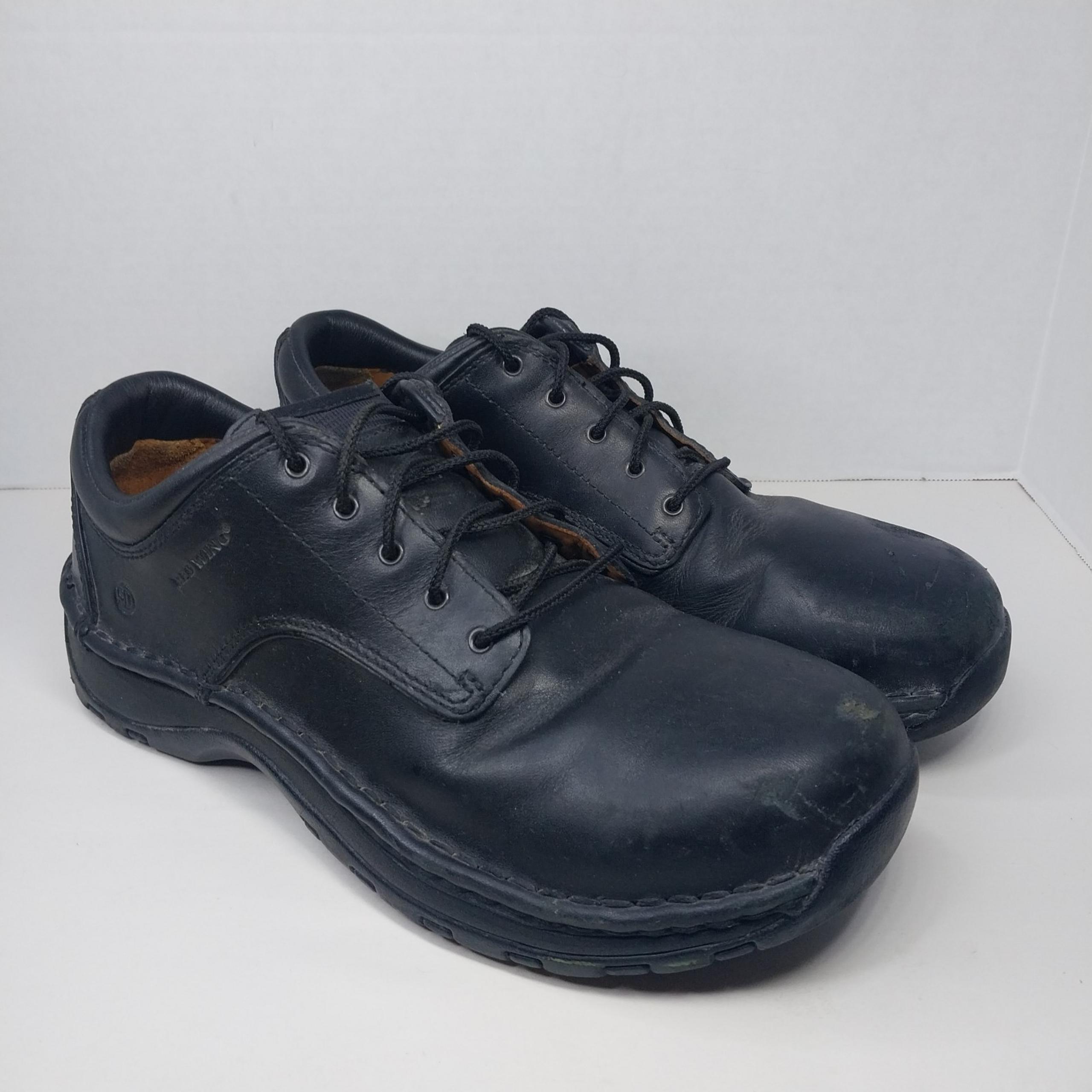 Red Wing Safety Shoe Men 8.5 D Black Stitchmax Aluminum Toe Work Industrial 6703
