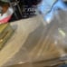Vtg PYREX Corning 222 Glass Baking Dish w/ Decorative Metal Holder Fruit 8 x 8