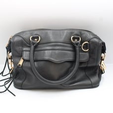 REBECCAMINKOFF WOMEN'S BLACK SATCHEL HAN