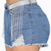 Drip Queen Rhinestone Denim Shorts