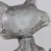 Handcrafted Ceramic Wolf Figurine With Removable Head Jeanette Clark Johnson