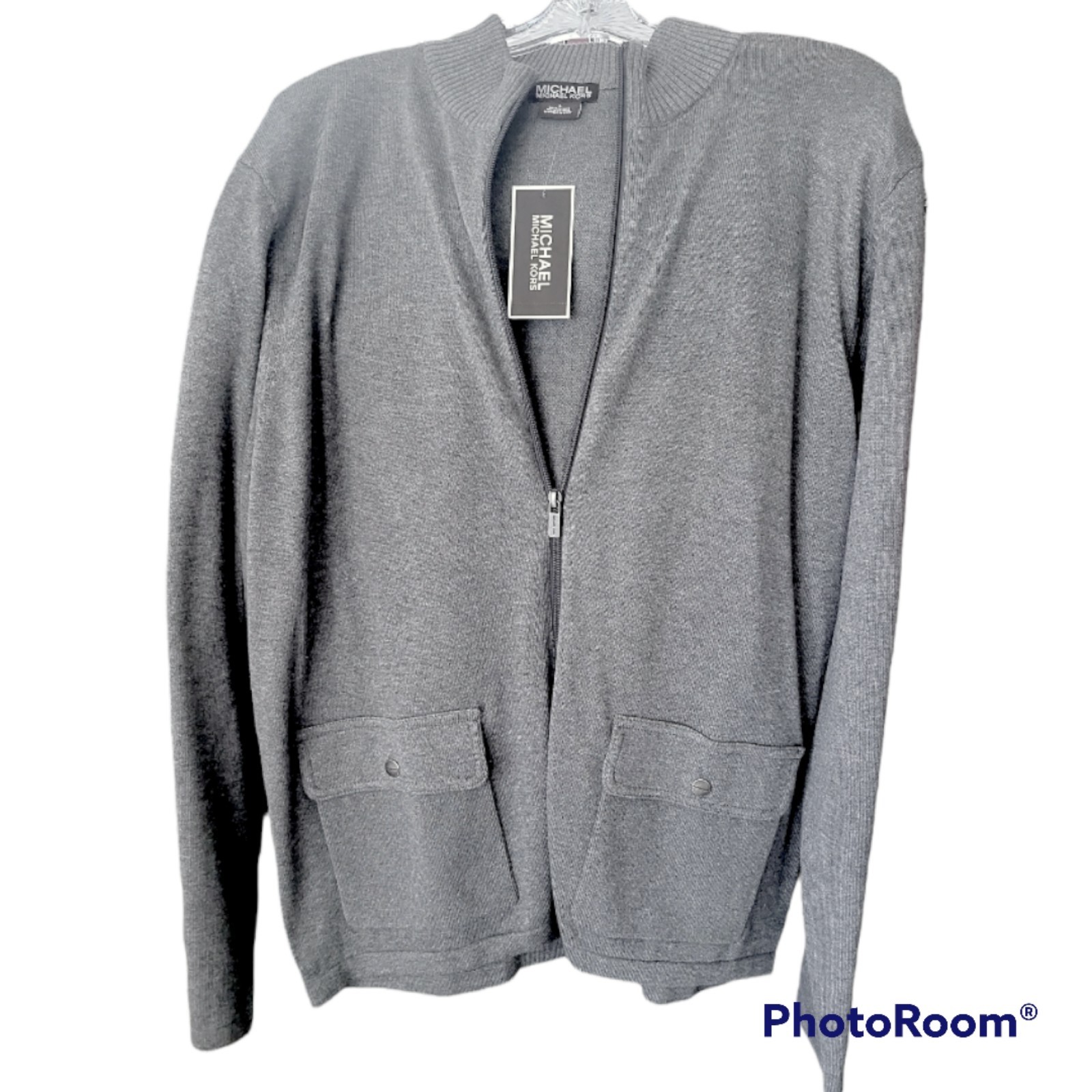 NWT Michael Kors Zip Up Sweater