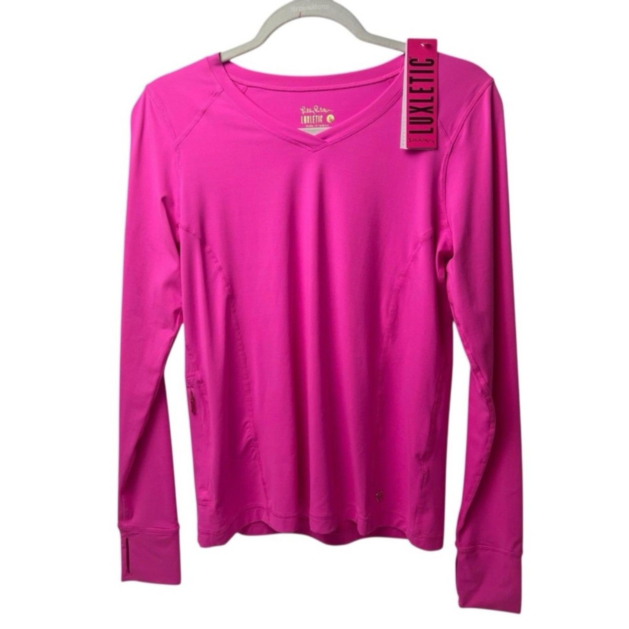 Lilly Pulitzer UPF50+ Luxletic Renay Sunguard Plumeria Pink Size S