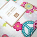 Peace Sign Groovey Cotton Qeen Sheet Set