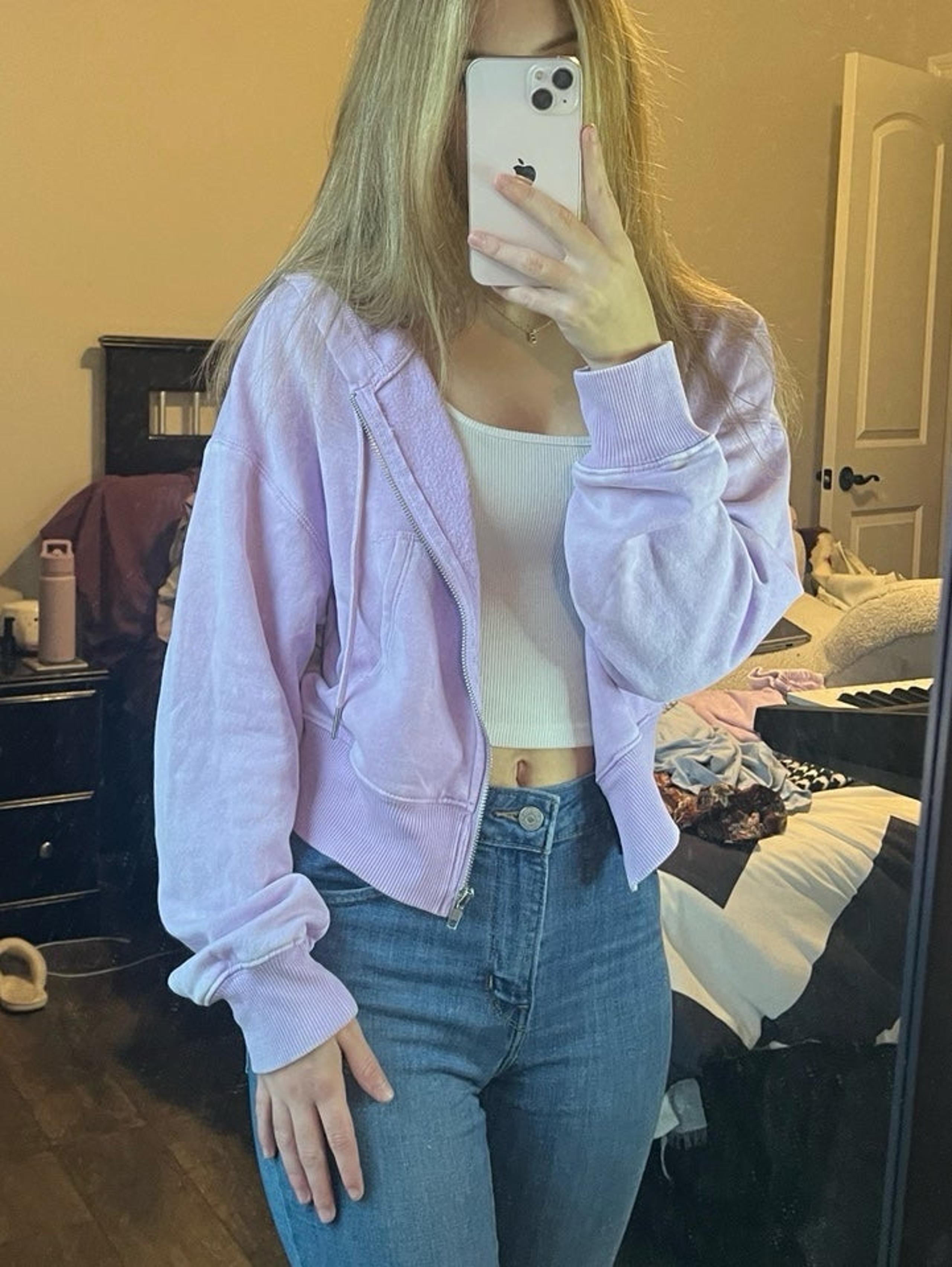 Purple No Boundaries Zip Up Jacket/ Sweatshirt Women's Medium