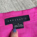 SANCTUARY Hot Pink Linen Short Sleeve Button Front Shorts Set Womens Size Small