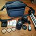 Minolta X-370S 35mm SLR camera + extras