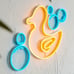 Lovely Bright Rubber Ducky Bubble Bath LED Night Light Room Wall Decoration