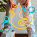 Lovely Bright Rubber Ducky Bubble Bath LED Night Light Room Wall Decoration