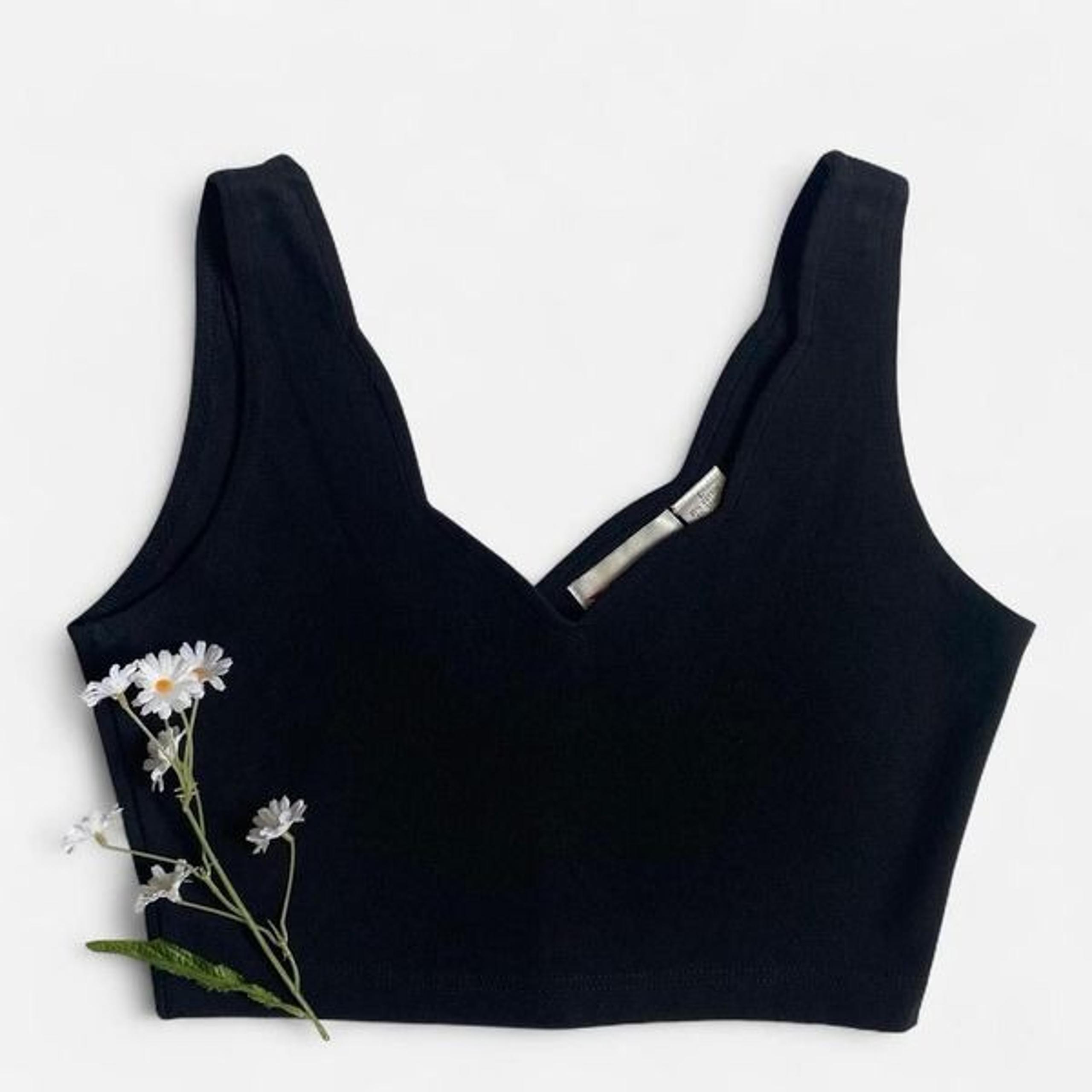 Vintage black crop top