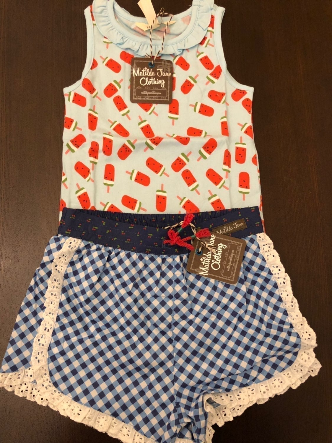 Size 2 NWT Matilda Jane Popcicle Tunic Set