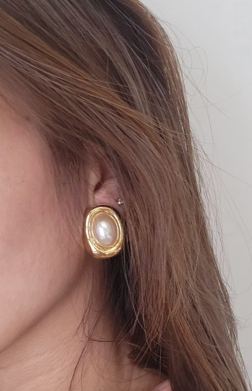 VINTAGE Givenchy Gold Clip-on Earrings