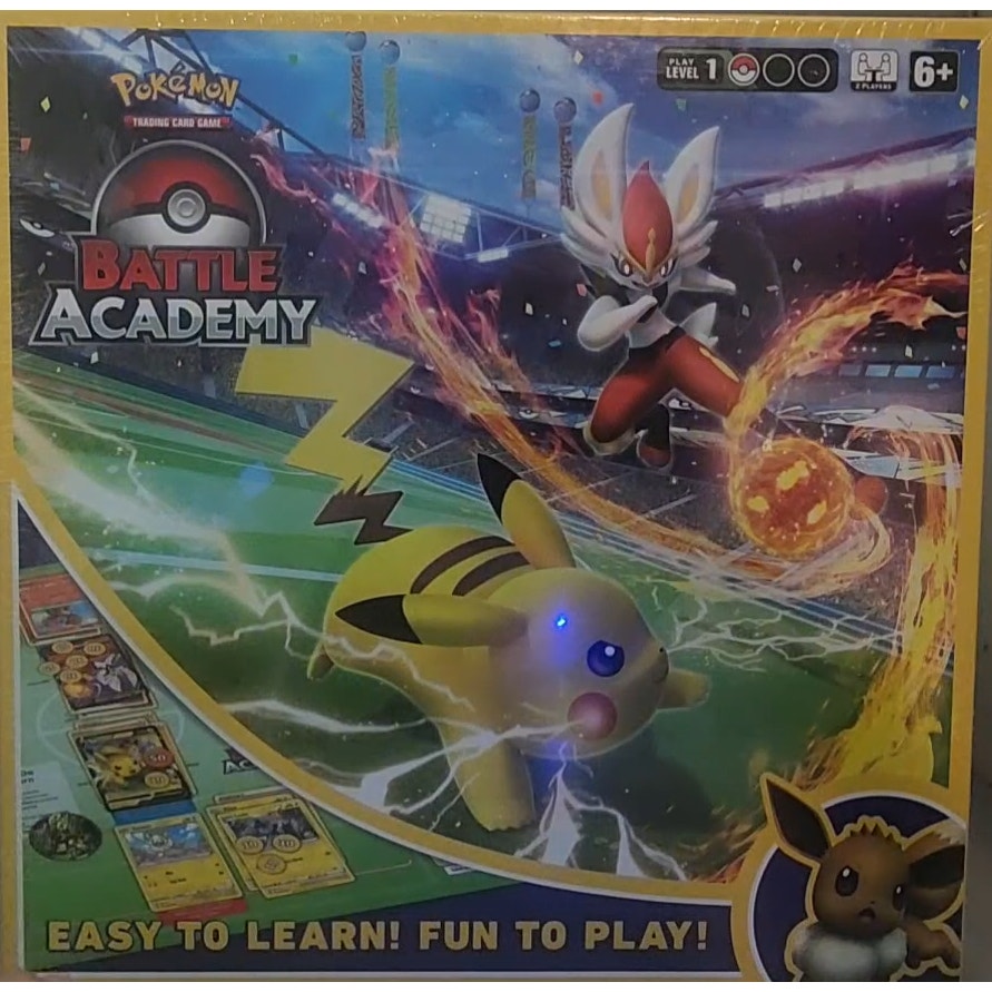 Pokemon Battle Academy TCG Board Game 3 Decks (180 Cards) For Ages 6+