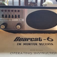 Vintage Bearcat-6 FM monitor