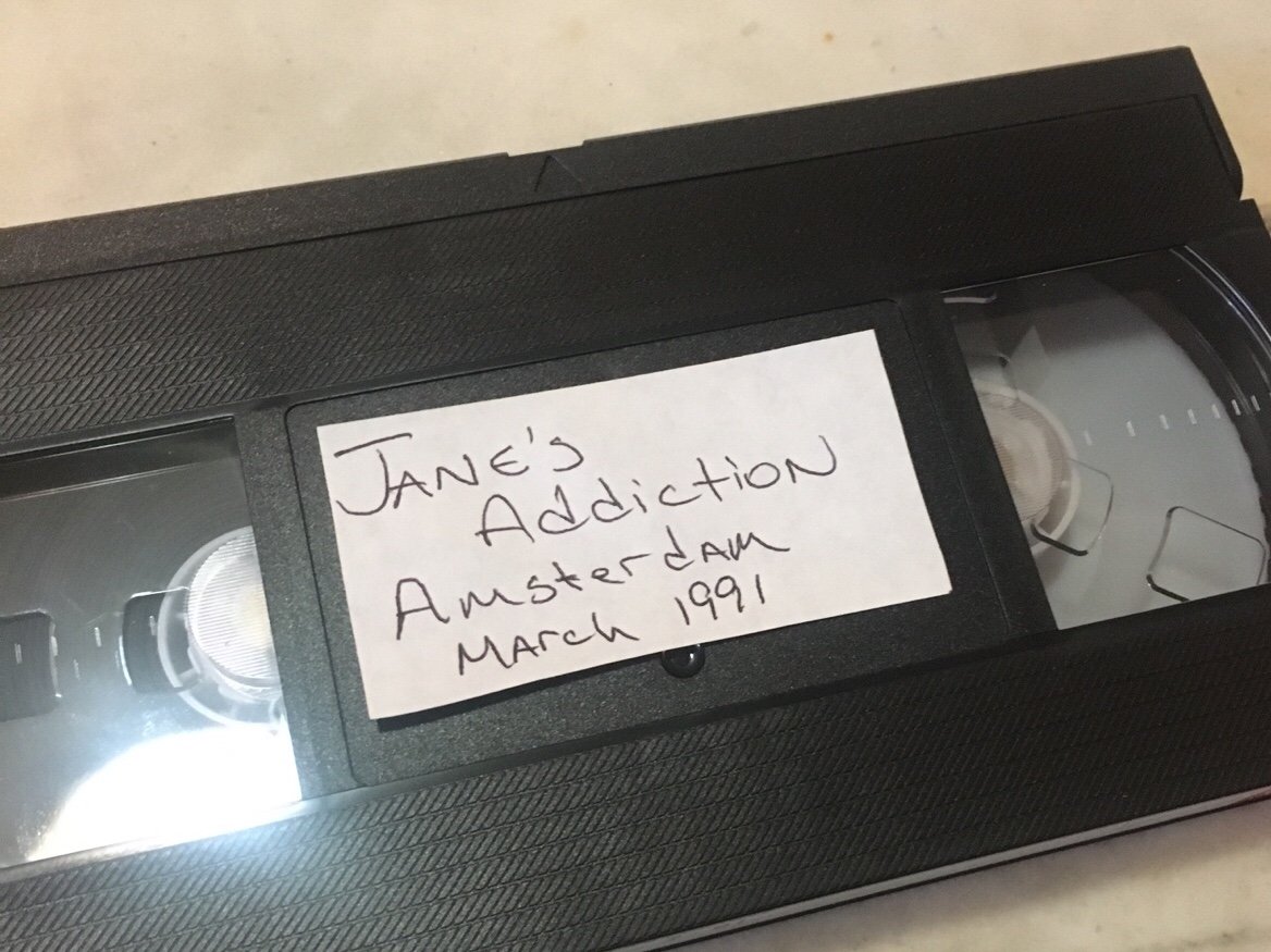 JANE’S ADDICTION Amsterdam March 1991 VHS