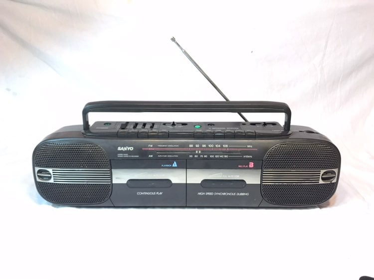 Vintage Sanyo Stereo Boombox