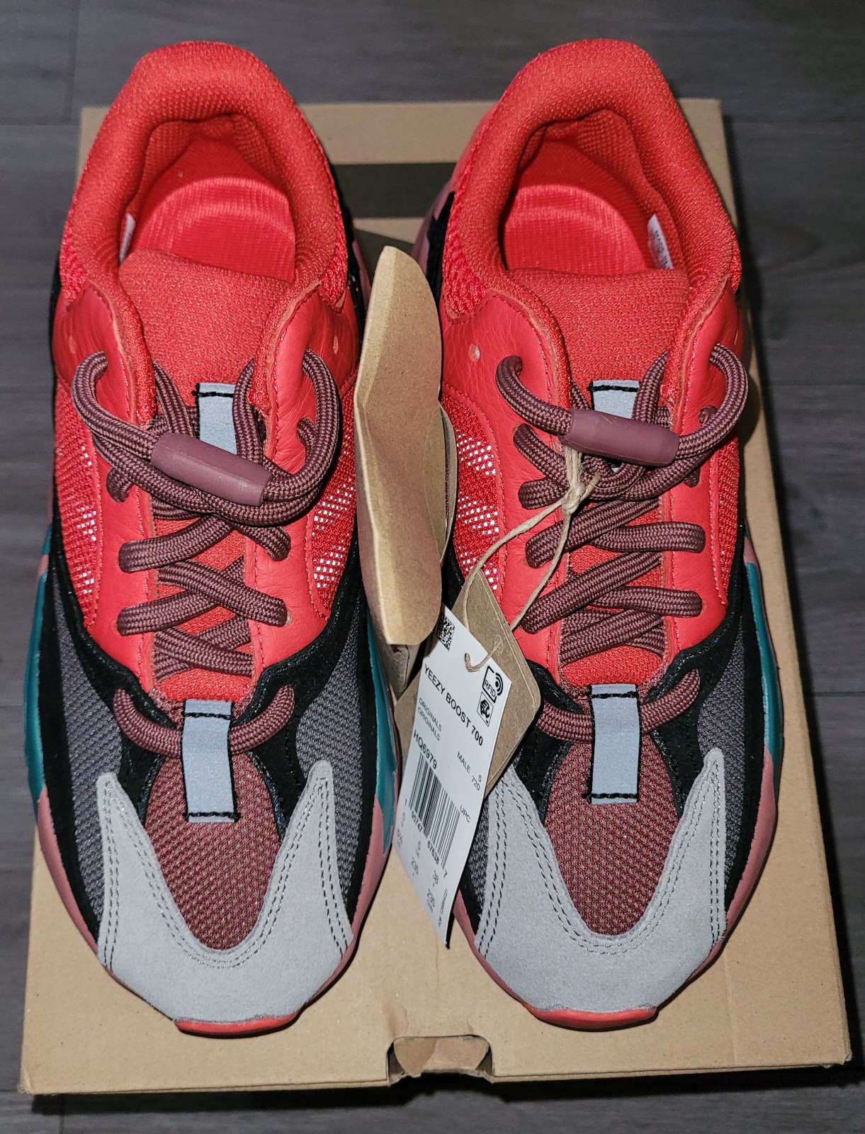 Adidas Yeezy Boost 700 Hi-Res Red Sz: 5.5