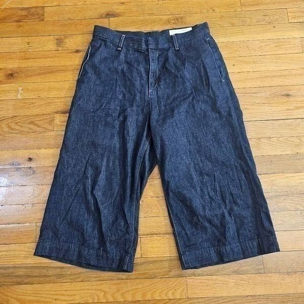 Rag & Bone Womens size 29 High Rise Wide Leg Cropped Jeans Denim