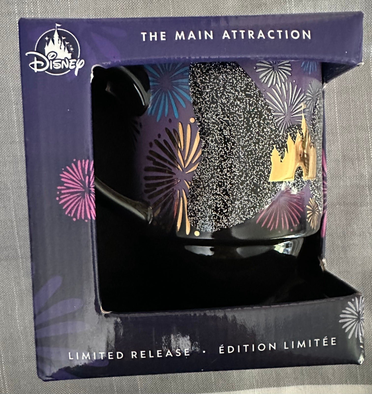 Minnie Mouse the Main Attraction fireworks mug