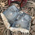 Free People Lace Trim Distressed Shorts