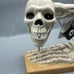 Halloween 2024 Spooky Animated Skeleton Sewing Machine