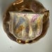 Striking Royal Albert Gold pastel sponge paint style bone china cup and saucer