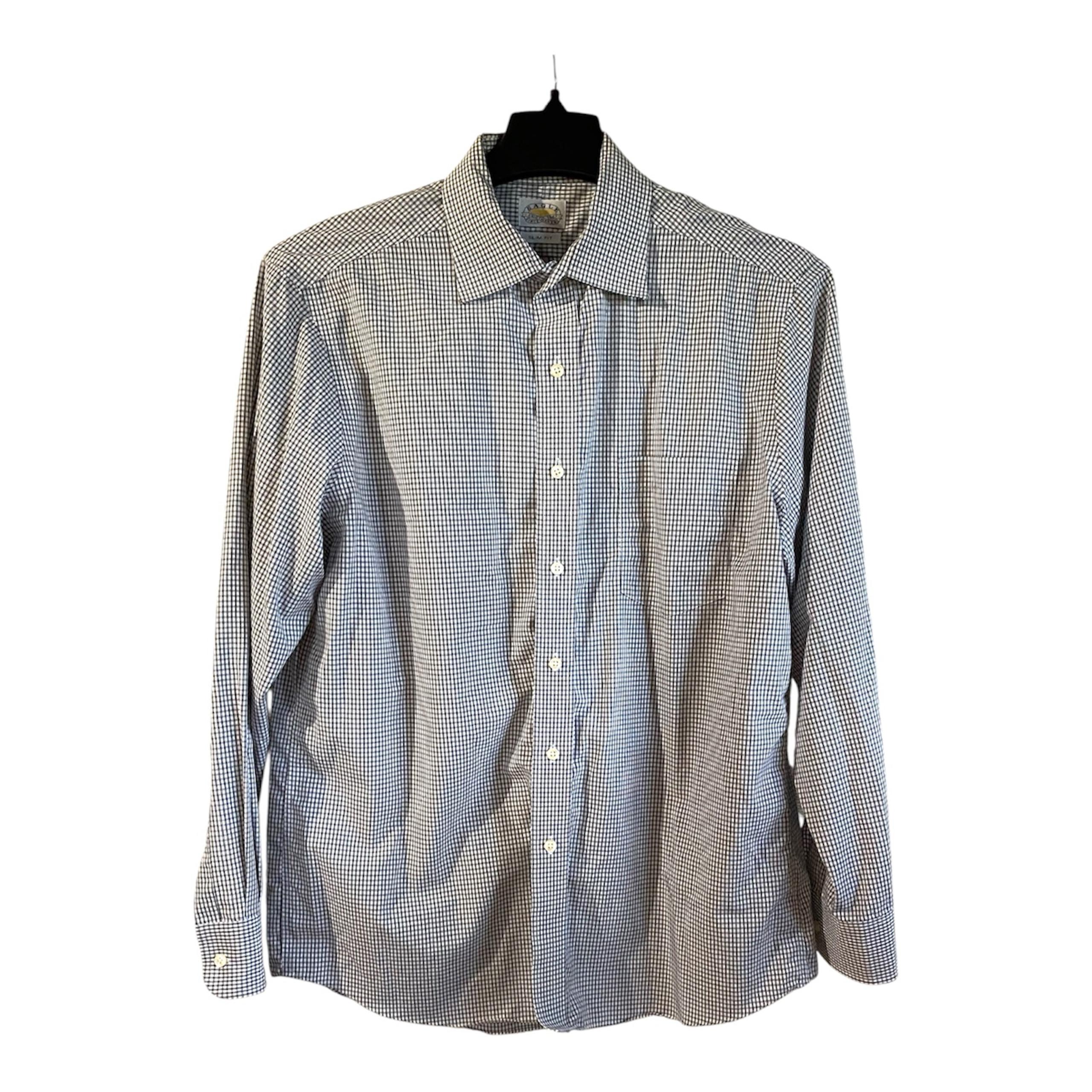 Eagle Shirt Makers, Slim Fit, Size 16.5(34/35 ) Non-Iron (46 Chest/27 Length)