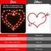 Valentine's Day Window Lights, 2 Pack 13.4 Inch Valentine Window Lighted