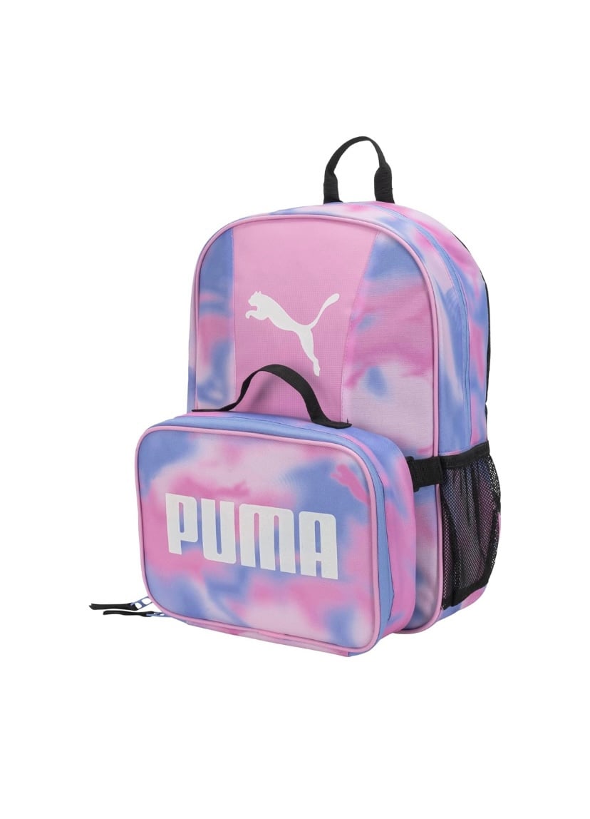 NEW Two Piece PUMA GIRLS WOMENS 2-PIECE BACKPACK & LUNCHBOX SET SCHOOL Pink