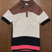 New DKNY (DKNY) Mesh Knit Multicolor Cotton Polo Shirt