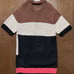 New DKNY (DKNY) Mesh Knit Multicolor Cotton Polo Shirt