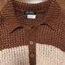 New DKNY (DKNY) Mesh Knit Multicolor Cotton Polo Shirt