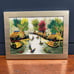 Vintage Vietnamese embroidery thread Wall Hanging Rare