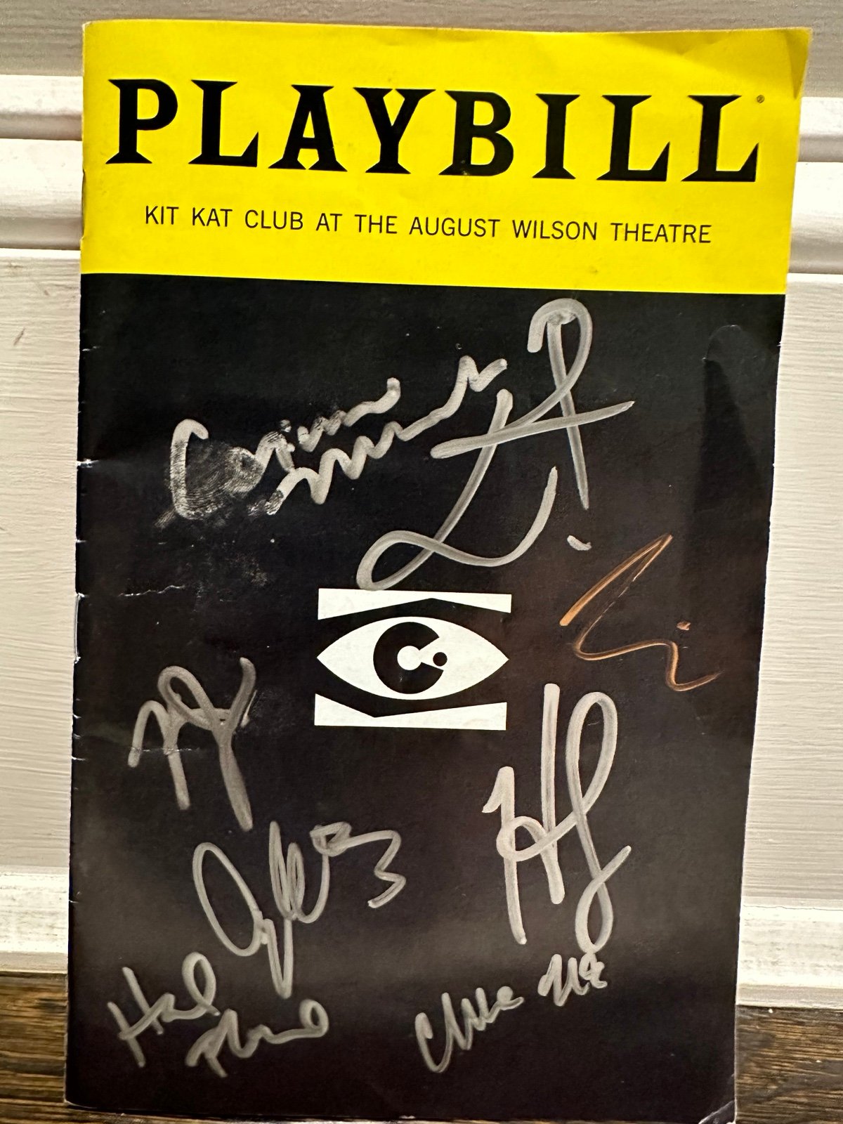 Cabaret 2024 Broadway Signed Playbill
