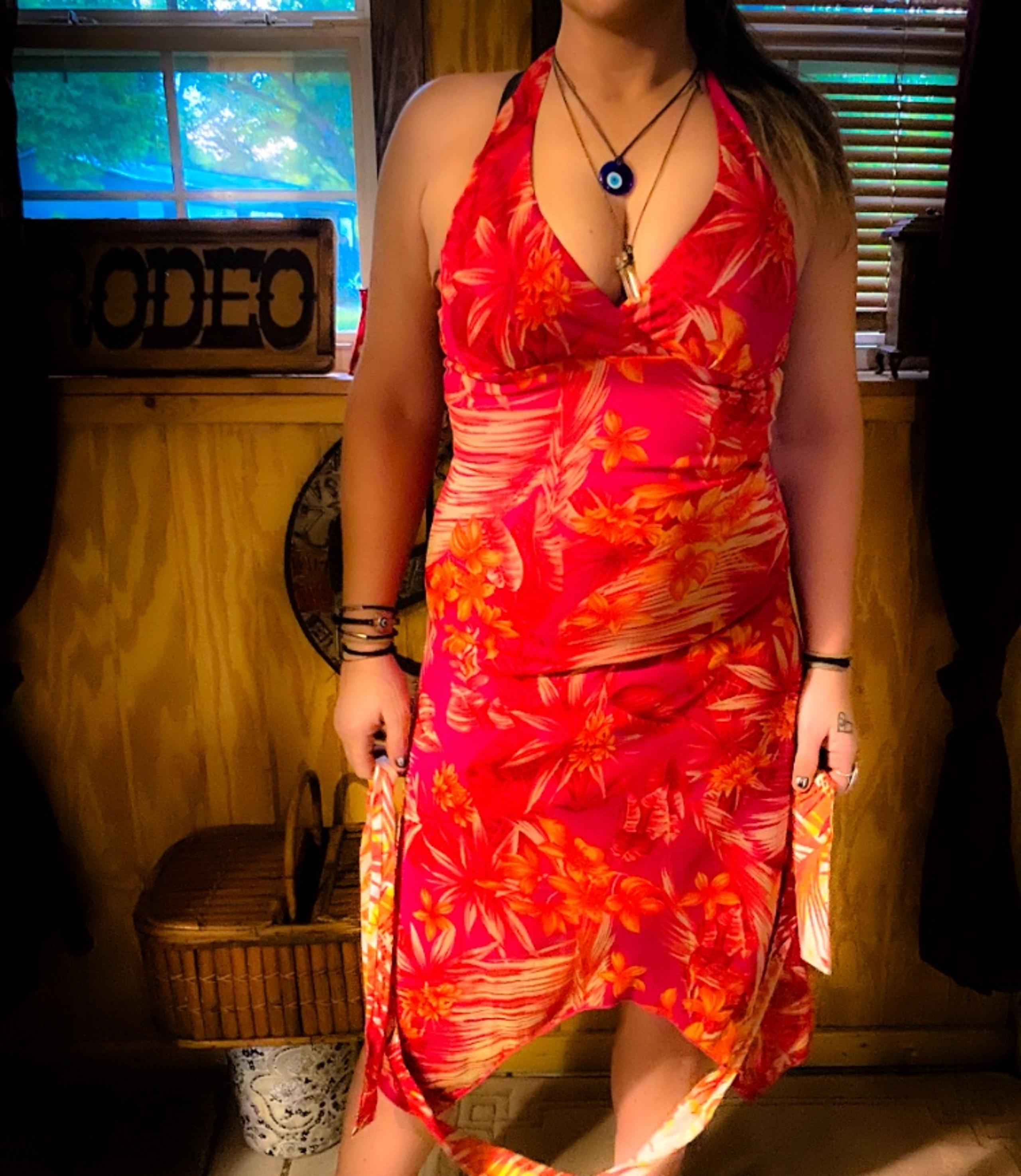 Pink dress size medium like new