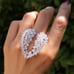 NEW Silver Angel Wings Opening Adjustable Ring