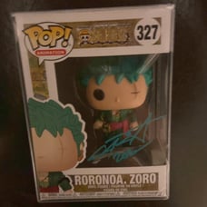 OG Zoro Funko Pop Autographed By Chris Sabot