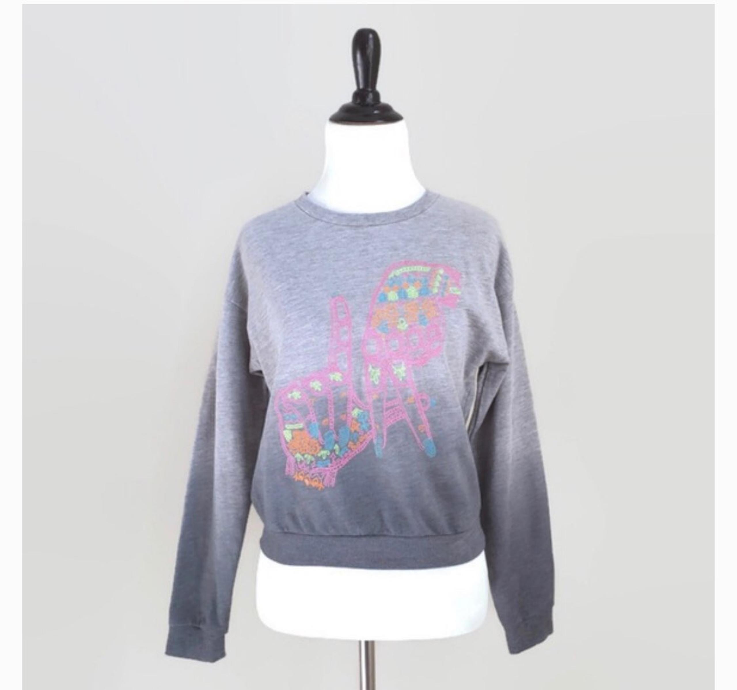 ASOS Gray ombre sign sweatshirt