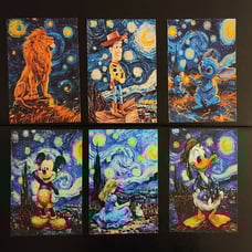 Disney Starry Night Canvas Prints
