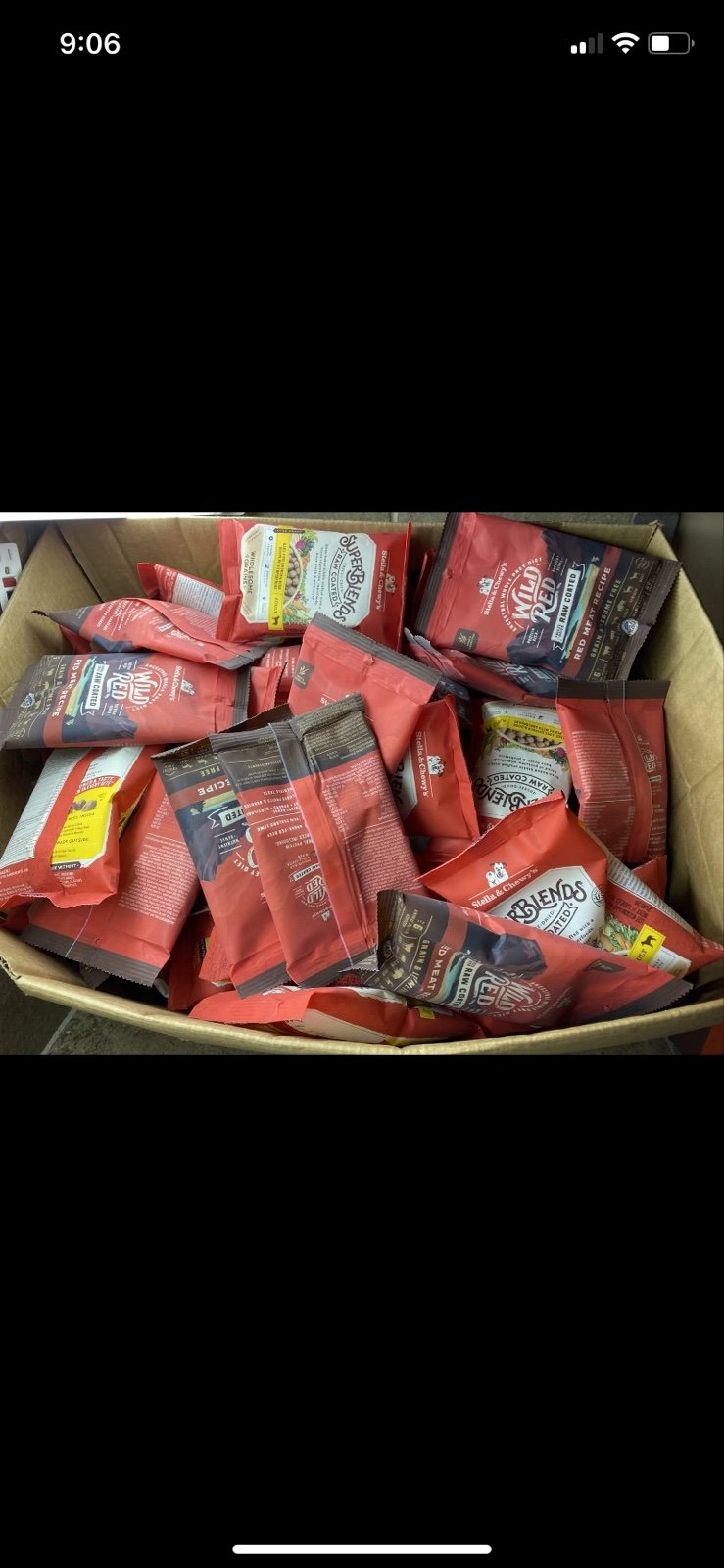 28lbs Stella & Chewy's Wild Red & Super Blends Dry Dog Food Raw Coated