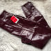 SPANX Faux Patent Leather Leggings Ruby Medium