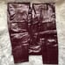 SPANX Faux Patent Leather Leggings Ruby Medium