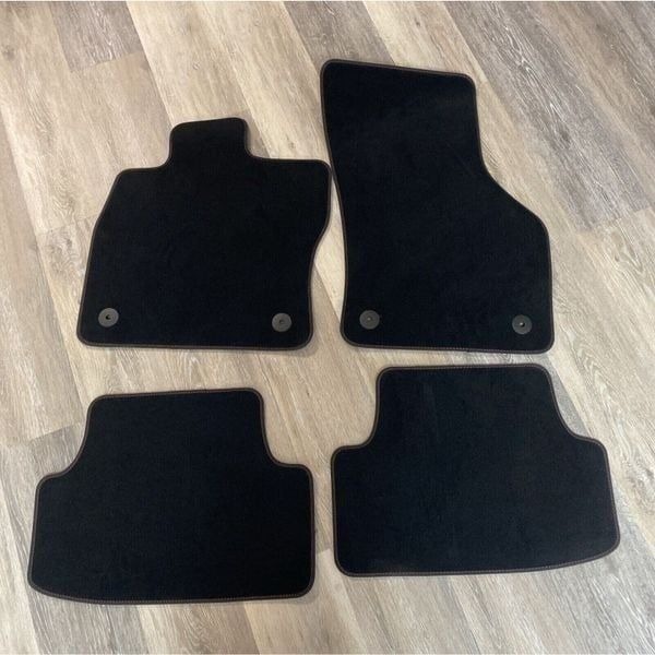 New Volkswagen Golf GTI OEM carpet floor mats, complete set, MK8 2022-2024