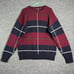 John Ashford Cable Knit Sweater Men XL Colorblock Striped Multicolor Cotton