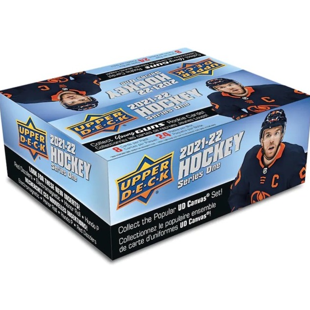 NHL 2021-22 Upper Deck Series One Hockey Factory Sealed 24-Pack Retail Box