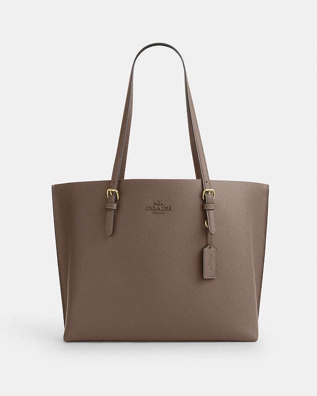 COACH Mollie Tote Bag, Dark Stone