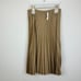 J. Crew Gwyneth Pleated Slip Skirt Midi A Line Elastic Pull On Camel Medium NWT