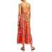 NWT Derek Lam 10 Crosby Women's Orange Multi Tiered Cecela Maxi Sundress Size 4