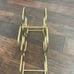 Gold vintage heavy brass Wine Rack