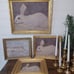 Vintage ornate gold frames with new prints sold separately prices below